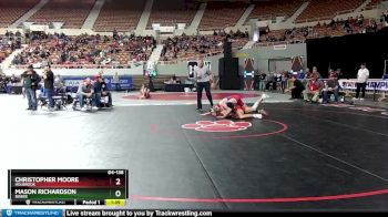 D4-138 lbs Quarterfinal - Mason Richardson, Bisbee vs Christopher Moore, Holbrook