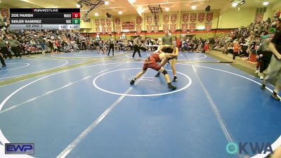 119 lbs Rr Rnd 2 - Zoe Parish, Wagoner Takedown Club vs Seiler Ramirez, Viking Wrestling Club