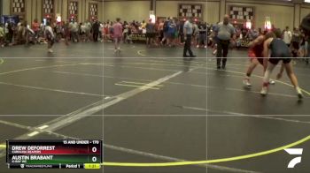 170 lbs Cons. Round 2 - Drew DeForrest, Carolina Reapers vs Austin Brabant, K-Bay WC