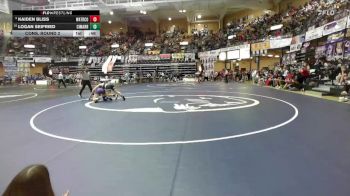 190 lbs Cons. Round 2 - Logan Seifried, Cimarron Hs vs Kaiden Bliss, WaKeeney-Trego Community Hs