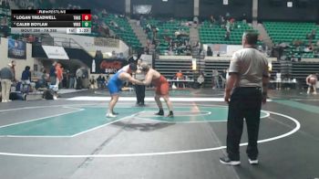 7A 285 lbs Quarterfinal - Logan Treadwell, Thompson HS vs Caleb Boylan, Vestavia Hills