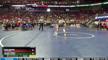 1A-145 lbs Cons. Round 3 - Ryder Koele, Woodbury Central vs Cale Seydel, West Branch