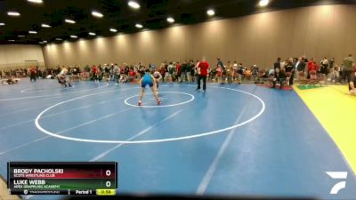 136 lbs Round 3 - Brody Pacholski, Scots Wrestling Club vs Luke Webb, Apex Grappling Academy