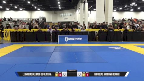 Nicholas Anthony Hopper vs Leonardo Delgado De Oliveira 2025 World IBJJF Jiu-Jitsu No-Gi Championship