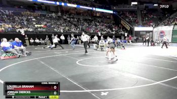 120 Class 1 lbs Cons. Semi - Louzella Graham, Seneca vs Jordan Diercks, Lathrop