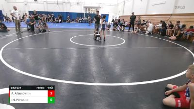 65 lbs Cons. Round 1 - Noah Perez, MatTime vs Adlan Afaunov, EGWA