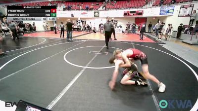 106-112 lbs Quarterfinal - Tyler Ward, Locust Grove Youth Wrestling vs Timothy Grout, PrimeTime Youth Wrestling