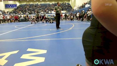 61 lbs Consi Of 8 #2 - Kyler Clement, Madill Takedown vs Tim Burke, Choctaw Ironman Youth Wrestling