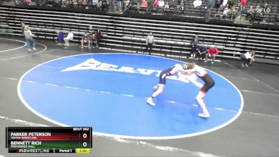 129 lbs Cons. Round 2 - Bennett Rich, Providence Hall vs Parker Peterson, Uintah Wrestling