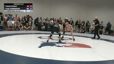 60 kg Cons. Sub-rd Of 32 - Lucas Schulz, Seasons Freestyle Club vs Cael Puderbaugh, Bobcat Wrestling Club