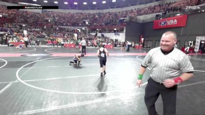 120 lbs Quarterfinal - Easton Anderson, Wisconsin vs Bentley Pickett, Warrior Youth Wrestling