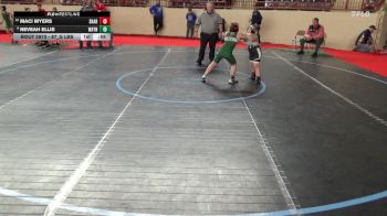 87_G lbs Consi Of 8 #2 - Maci Myers, Sharpsville vs Neveah Ellis, Waynesburg Central