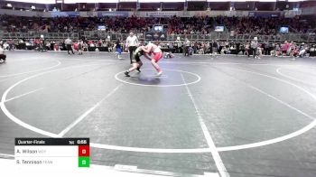 Quarterfinal - Abraham Wilson, Webb City Youth Wrestling vs Samuel Tennison, Team Oklahoma