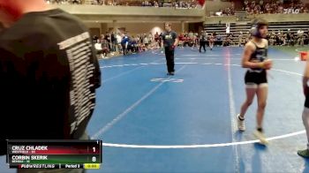 93 lbs Finals (8 Team) - Cash Salinas, Westfield vs Samuel Bieber, Bemidji