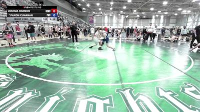 150 lbs 3rd Place Match - Joshua Hanson, Reality Sports Wrestling Club vs Paxon Cunanan, Prometheus Wrestling Club