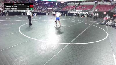 D3-165 lbs Cons. Round 1 - Aaron Sturm, Stanley-Boyd vs Colin Fischer, Bonduel