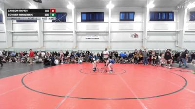 102 lbs Round Robin 1 - Carson Raper, Ohio Gold-MS vs Conner Mrozinski, Northern Elite-MS