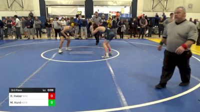 133 lbs 3rd Place - Hayden Haber, Wyoming Seminary vs Mike Hurd, Notre Dame GP