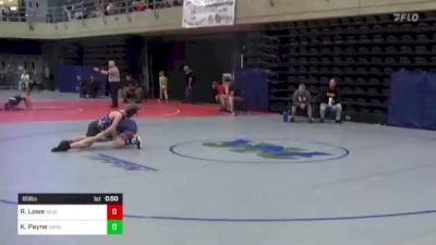 85 lbs Consi Of 4 - Ryker Lowe, New Bloomfield, PA vs Kruze Payne, Sayre, PA