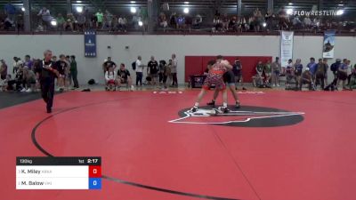 130 kg Semifinal - Keith Miley, Arkansas Regional Training Center vs Max Balow, Viking RTC