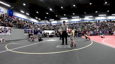 46 lbs Consi Of 8 #2 - Charles Ross, Norman Grappling Club vs Jentzen Kraus, Woodward Youth Wrestling