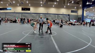 92 lbs Round 6 (8 Team) - Colt Brewer, VA Team Predator vs Deklyn Crosby, Riverheads MS Wrestling