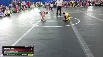 44 lbs Quarterfinal - Samuel Rich, Michigan Pitbulls vs Briggs Poupard, Dundee