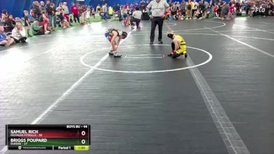 44 lbs Quarterfinal - Samuel Rich, Michigan Pitbulls vs Briggs Poupard, Dundee