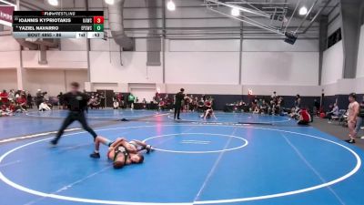 86 lbs Cons. Semi - Ioannis Kypriotakis, Katy Area Wrestling Club vs Yaziel Navarro, El Paso Supers Wrestling Club