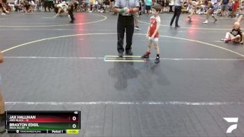 46 lbs Round 4 (6 Team) - Jax Hallihan, Ares Black vs Braxton Edgil, Ninja Killer