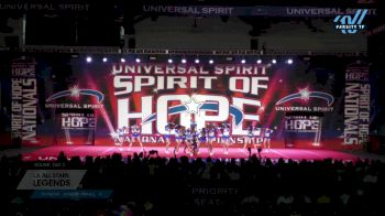 LA All Stars - Legends [2025 L3 Junior - Small - A Day 2] 2025 Spirit of Hope Grand Nationals