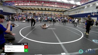 80-85 lbs Semifinal - Kameron Mills, Piedmont vs Jett Parker, Deer Creek Wrestling Club