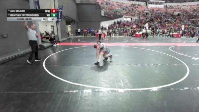 90 lbs Cons. Semi - Jax Miller, Smooth Moves Wrestling Club vs Bentley Wittenberg, Wisconsin