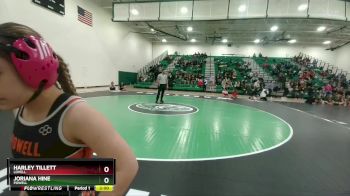 105 lbs Champ. Round 1 - Joriana Hine, Powell vs Harley Tillett, Lovell