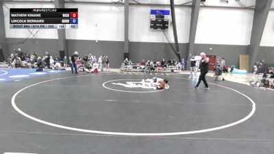 U14 FK - 100 lbs Cons. Round 2 - Mathew Kinane, Washington vs Lincoln Bernard, Mat Rats Rebooted Wrestling