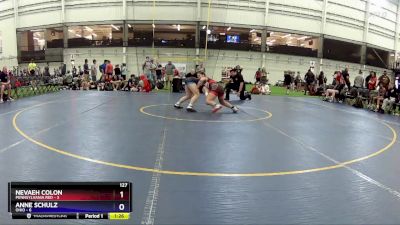 127 lbs Round 1 (8 Team) - Nevaeh Colon, Pennsylvania Red vs Anne Schulz, Ohio