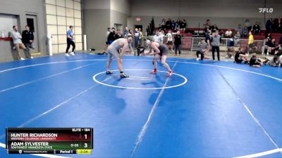 184 lbs Cons. Round 3 - Adam Sylvester, Southwest Minnesota State vs Hunter Richardson, Western Colorado University