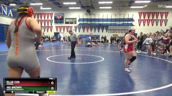 190 lbs Quarterfinal - Ellie Cox, Marion vs Mo Brown, Benton Community