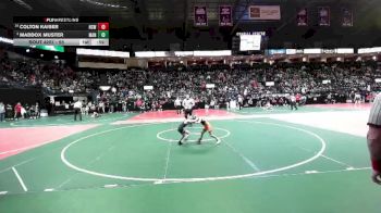 55 lbs Cons. Round 4 - Colton Kaiser, HCW3 vs Maddox Muster, MANA