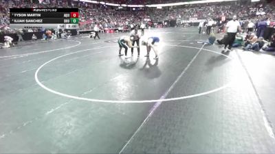 D3-215 lbs Semifinal - Tyson Martin, Aquinas vs Ilijah Sanchez, Shiocton