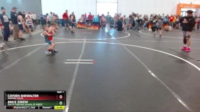 45 lbs Cons. Semi - Cayden Shewalter, Dorman Youth vs Brice Eskew, South Carolina School Of Wrest