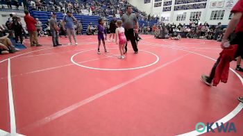 75 lbs Consi Of 4 - Phoebe Farris, Choctaw Ironman Youth Wrestling vs Hannah Kellogg, Smith Wrestling Academy