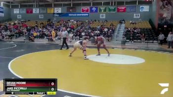 149 lbs Semifinal - Devan Moore, Newberry vs Jake Piccirilli, UNC Pembroke