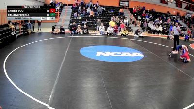 90 lbs Round 2 - Callum Fleegle, All American vs Caiden Boot, Mt. Pleasant