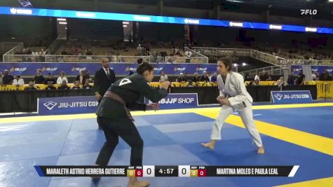 Martina Moles E Paula Leal vs Maraleth Astrid Herrera Gutierre 2026 Pan Jiu Jitsu IBJJF Championship