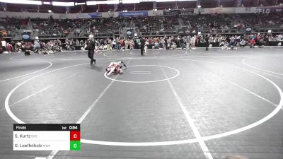 58 lbs Final - Snyder Kurtz, East Kansas Eagles vs George Loeffelholz, Moen Wrestling Academy