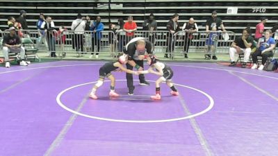 45 lbs Semifinal - Athenah Gaines-Ratliff, American MMAW vs Logan Page, Kingsway