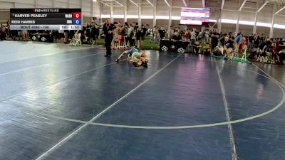 100 lbs 5th Place Match - Karver Peasley, Washington vs Reid Harris, Sanderson Wrestling Academy