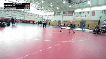 110 lbs Champ. Round 1 - Mariah Main, Arroyo (San Lorenzo) vs Alivia Plexico, Sonoma Valley