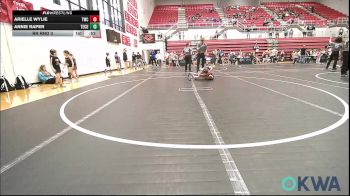 47-54 lbs Rr Rnd 3 - Arielle Wylie, Tuttle Wrestling Club vs Annie Raper, Tecumseh Youth Wrestling